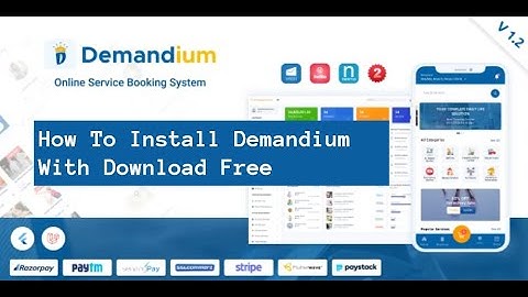 How to Make Service Provider Website | How to Install Demandium | Free Download Demandium