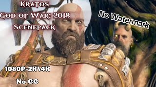 Kratos God of War 2018 Scenepack - 1080P-2K/4K - No CC