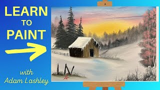 Paint with Adam | Painting Tutorial | Wet on Wet Technique | Oil Painting for Beginners