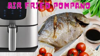 How to prepare and cook pompano 😋👍using an air fryer #shorts