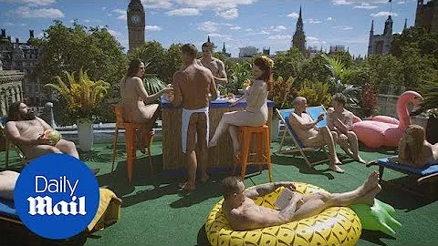 Take a look at the new naked sun terrace in central London - Daily Mail