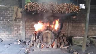 Duong Minh, making traditional bronze Gong in Phuoc Kieu  part2