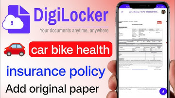 digilocker insurance policy add kaise kare I how to add documents Digilocker