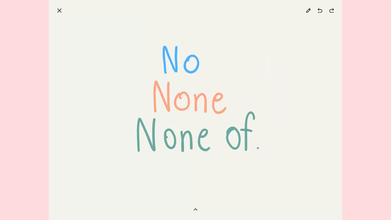 การใช้ no, none, none of