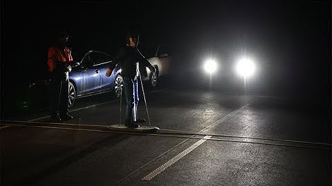 Pedestrian crash avoidance falters at night