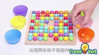 Best Wooden Board Colored Beads Sort Puzzle Game 2023 screenshot 1