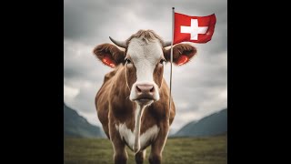 Traditional cattle show in Glarus Switzerland