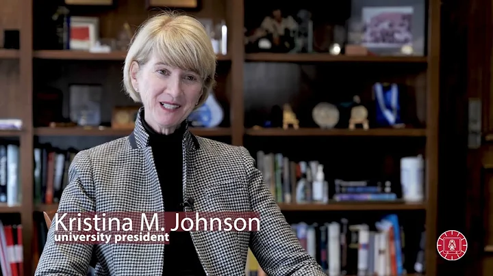 University President Kristina M. Johnson reflects ...