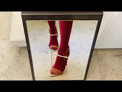 Цветные колготки : правила сочетания с обувью и одеждой
