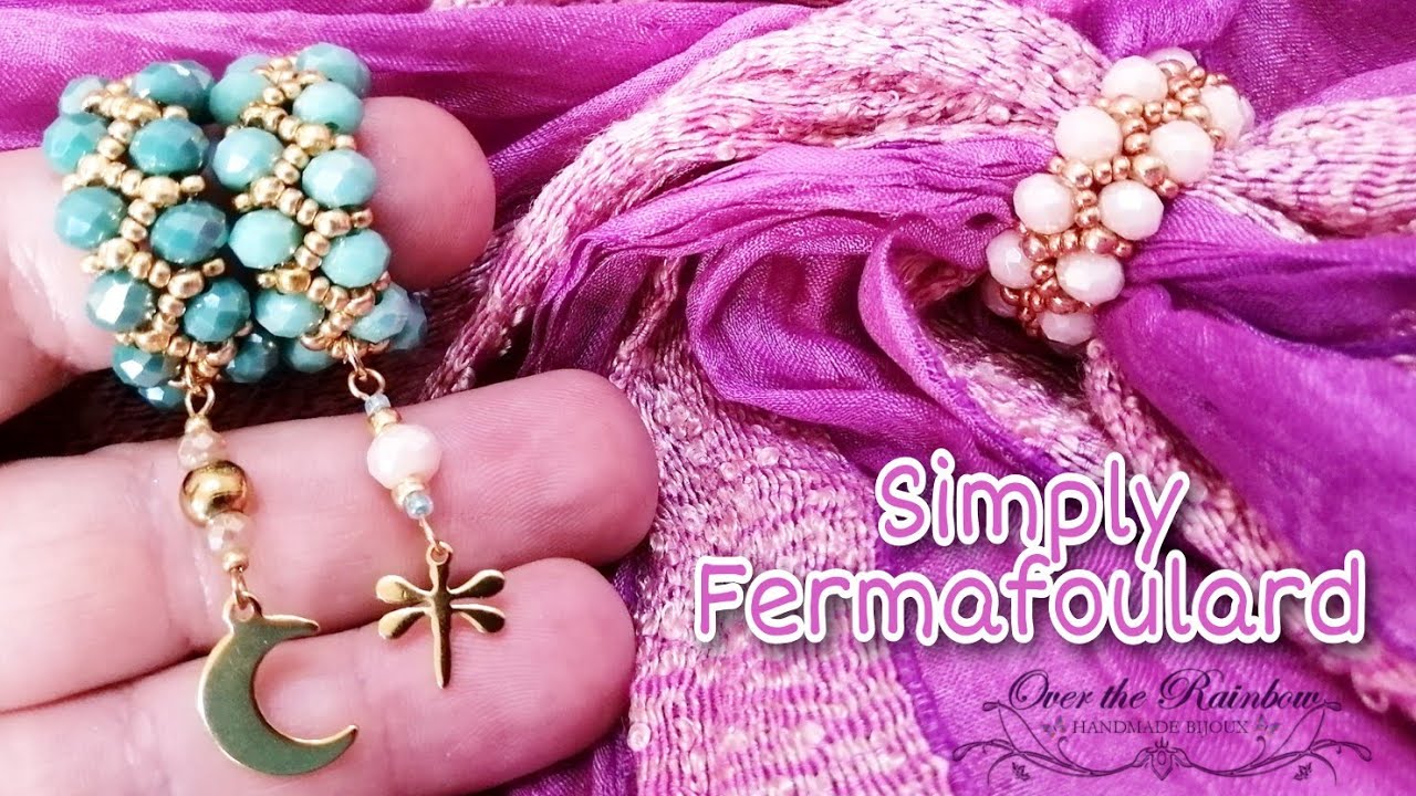 Come realizzare un Fermafoulard semplicissimo con cipollotti 6x4 - Tutorial Ferma Foulard Simply