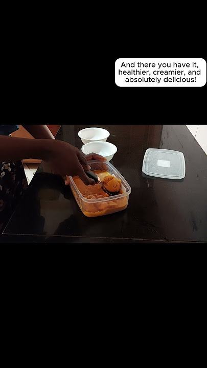 Dairy-Free Mango Banana Ice Cream | No Milk, No Eggs!