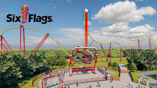 SIX FLAGS: All 2024 Additions, NEW Rides, Roller Coasters, Experiences