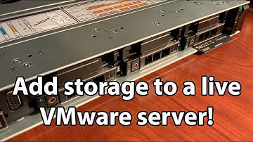 Expanding Storage on a Live Server using iDRAC