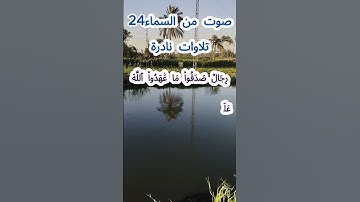 صوت من السماء 24 # تلاوة نادرة #قرآن #قران_كريم #قران #قرآن_كريم #اكسبلور #الشيخ مبارك  #الشيخ