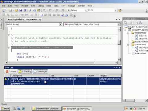 Security Code Review - YouTube