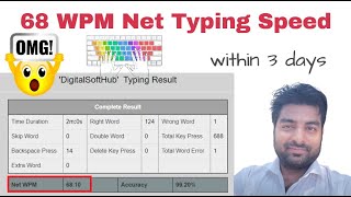 68 WPM Net Typing Speed in English | 68 शब्‍द प्रति मिनट की रेवांचल एक्‍सप्रेस by Abhishek Tripathi screenshot 4