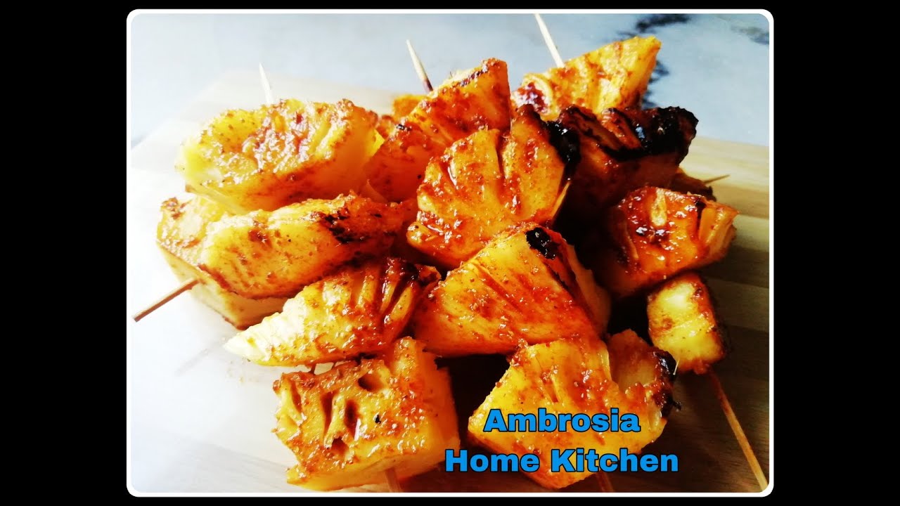 #ambrosia #StayHome &cook #withMe Grilled Pineapple|Yummy & Delicious Pineapples |Quarantine Special | Ambrosia Home Kitchen