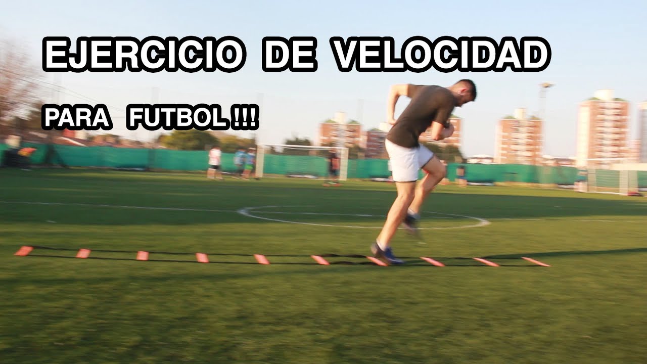 EJERCICIO DE VELOCIDAD 1 para futbol YouTube EJERCICIO DE VELOCIDAD 1 para futbol YouTube