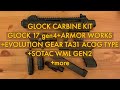 GLOCK CUSTOM CARBINE KIT tokyo marui glock17 gen.4 +armor works