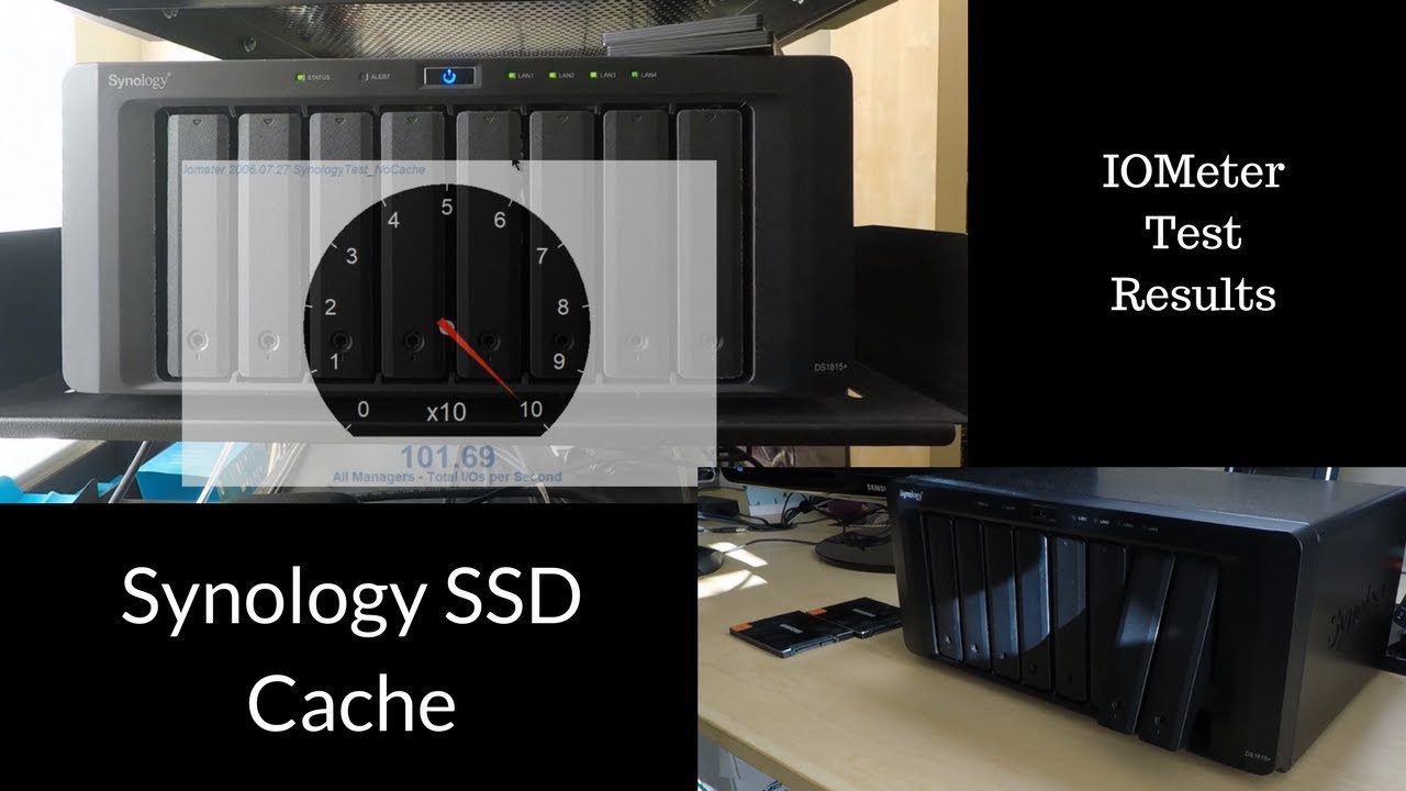 Synology SSD Cache Setup and Testing - YouTube