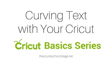 The NEW Curved Text Feature in Cricut Design Space