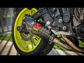 YAMAHA MT 07 AKRAPOVIC CARBON EXHAUST DB KILLER OFF * FLY BY AND TUNNEL SOUND
