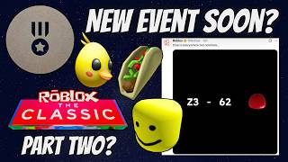 New Possible 20th Anniversary Roblox Event Teaser! (The Classic: Part Two?, + More Updates)