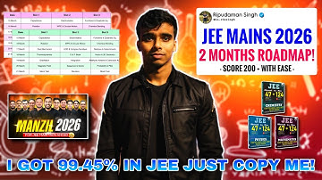 This STRATEGY Got Me 99.45%ile in JEE Mains (Just Copy Me!)