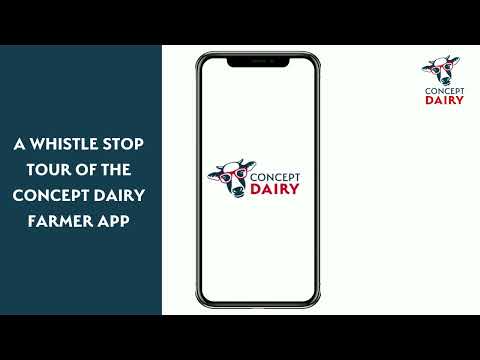 A Whistle Stop Tour Of The Concept Dairy Farmer App