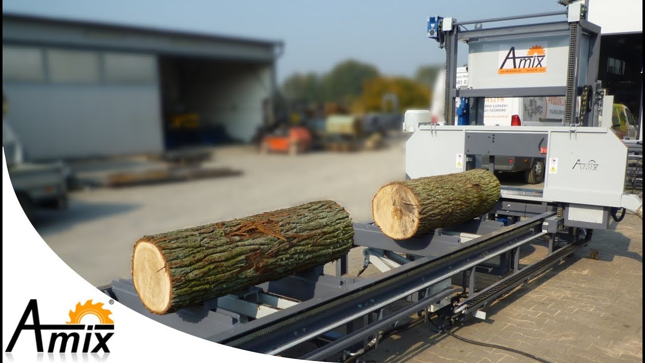 Przemysłowa pilarka taśmowa AMIX PT-100 » Katalog maszyn Drewno.pl