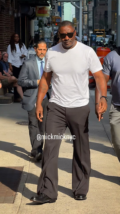 Idris Elba Turns Heads in NYC ahead of his movie premiere 🥵❤️‍🔥
