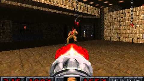 PSX Final Doom - Level 07: Geryon