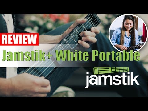 Jamstik+ White Portable App Enabled MIDI Electric Guitar, for Beginners and Music Creators 2018