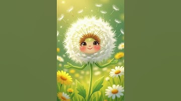 The cute flower smile it