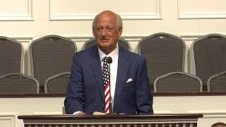Dr. Jack Trieber preaching \