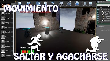 Unreal Engine 4: Tutorial Saltar y Agacharse en Primera Persona (español)