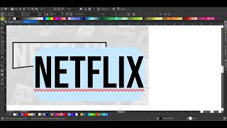 Cara Membuat Logo Netflix di CorelDRAW | Tutorial Desain Logo Streaming