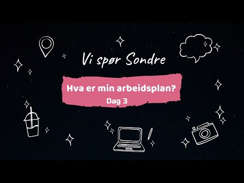 Video: Hva Er En Arbeidsplan