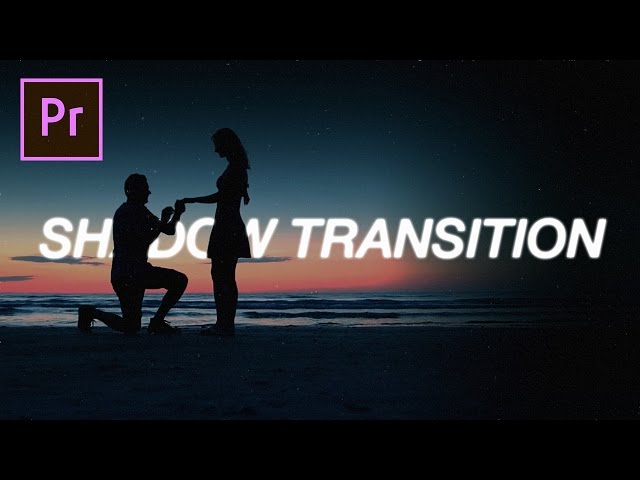 How to create a Shadow Wipe Transition Effect (Adobe Premiere Pro CC 2017 Tutorial)