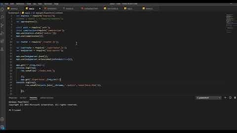 Render static files in express