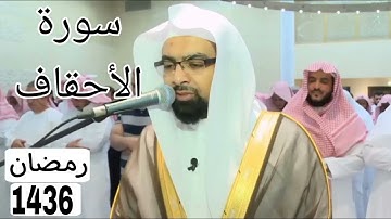 سورة الأحقاف بجودة عالية للشيخ ناصر القطامي رمضان 1436