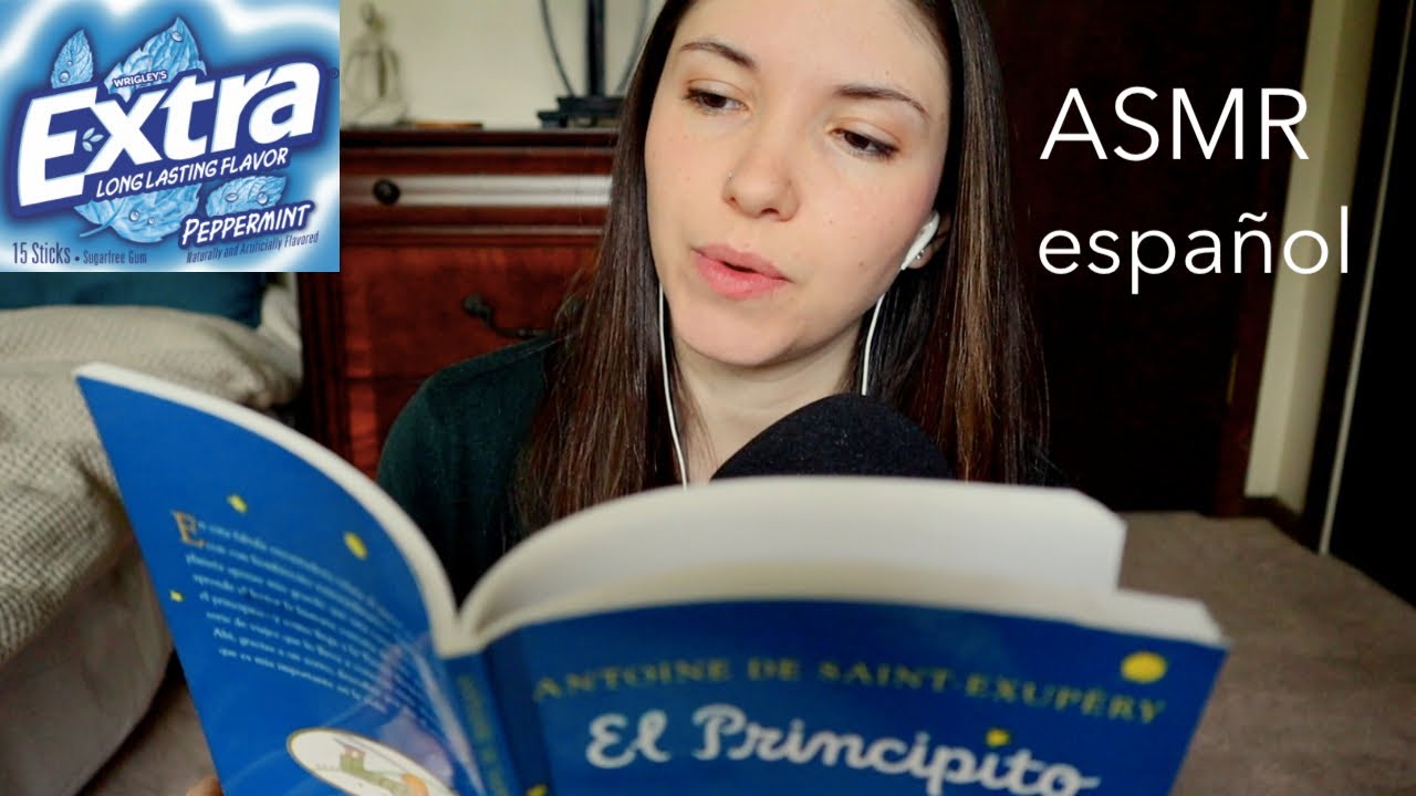 📖 ASMR español | chicle y lectura El Principito parte 5!