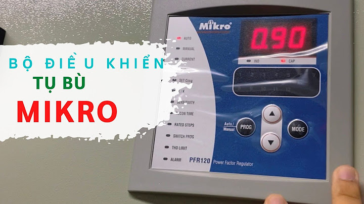 Bằng lỗi bộ điều khiển tụ bù mikro