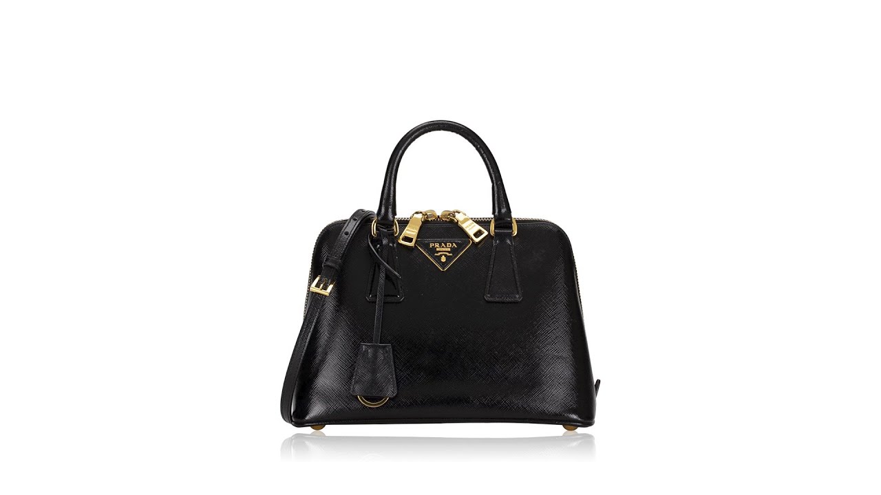 Medium Saffiano Promenade Bag Black (Nero)