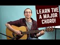 Beginner guitar lessons the a major chord