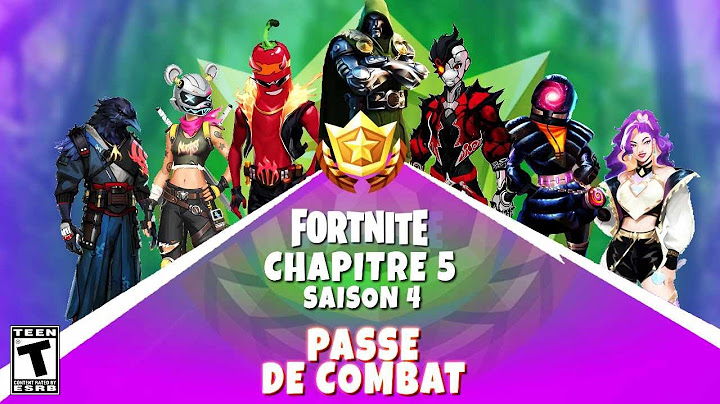 voici le Passe de Combat Saison 4 Chapitre 5 de Fortnite