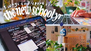 how to prepare for the new school year 📚 BACK TO SCHOOL