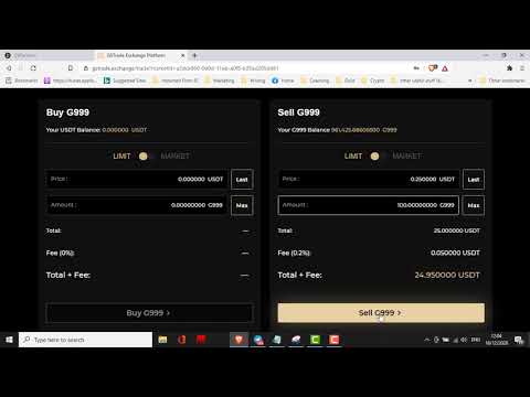 How To Put a G999 Sell Order on GSTrade