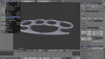Blender 3D Tutorial - Brass Knuckles