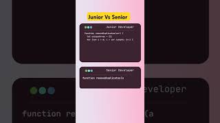 Junior Vs Senior Developer #programming #html #javascript #webdevelopment #html5 #webdesign  #css3